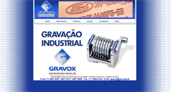 Desktop Screenshot of gravox.com.br