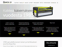 Tablet Screenshot of gravox.fi